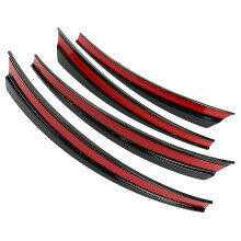 Front rear Car Wheel Eyebrow Mudguard Flap Splash For Model Y 2021 Glossy Black - Refurbished