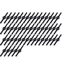 50pcs Plastic Grass Trimmer Blades Lawn Mower Blade Cordless Trimmer Garden Tool Lawn Mower Trimmer