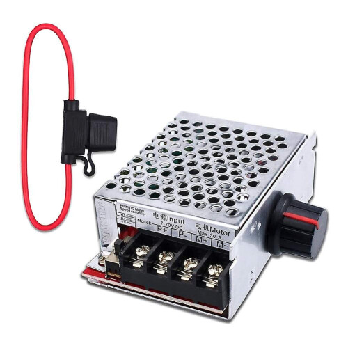 7-70v 30a Pwm Dc Motor Speed Controller Switch Control 12v 24v 36v 48v With 30 Amp Fuse