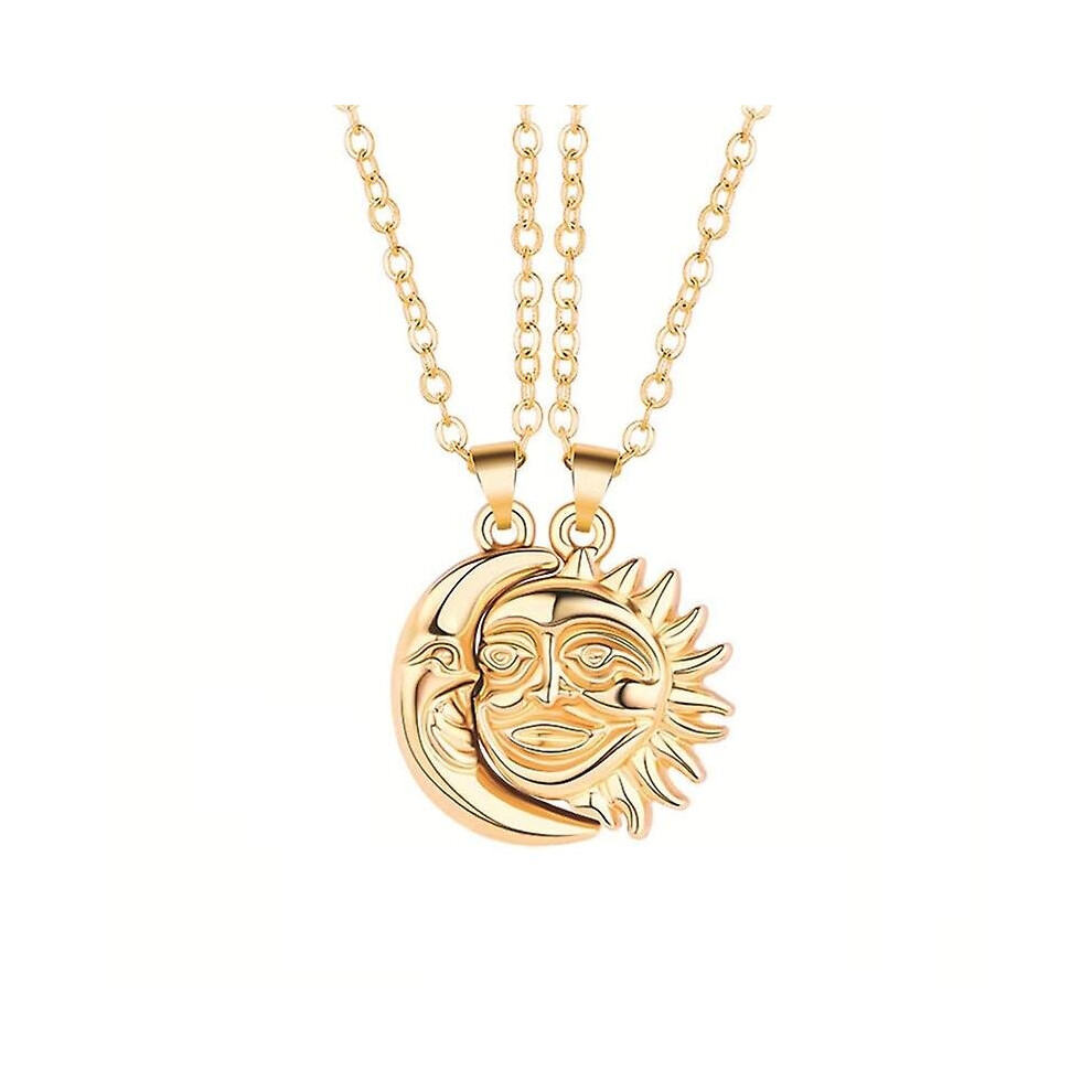 Magnetic Necklaces, Sun And Moon Necklace For Couple Valentine's Day Gift