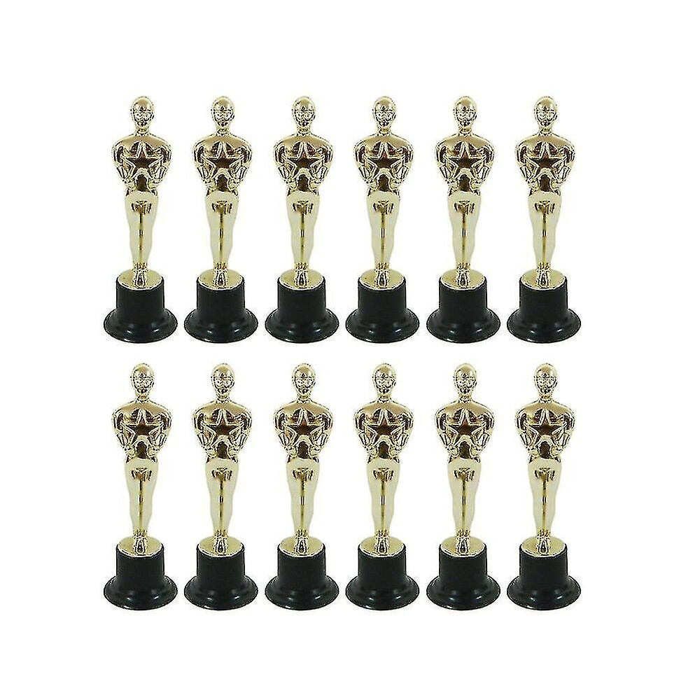 12pcs Oscar Statuette Mold Reward The Winners Magnificent Trophies In Ceremonies
