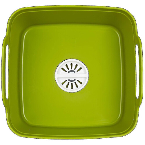 Wash And Drain Washing Up Bowl - Green 2