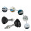 Push Button Quick Release Hood Bonnet Pins Lock Clip Car Bumper Latch Kit 3