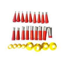 Caulking Finisher Kit 18 Pcs Stainless Steel Caulking Nozzle Applicators With 8 Connection Bases Fo