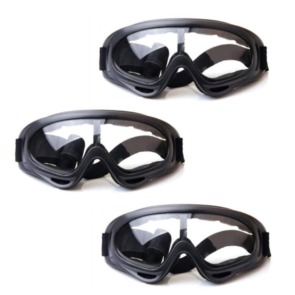 3Pack Kids Safety Goggles,Kids Outdoor Games Goggles For Nerf N-Strike Pistol Elite Gun Game Eye Protection And For Lab Work 9172662270549