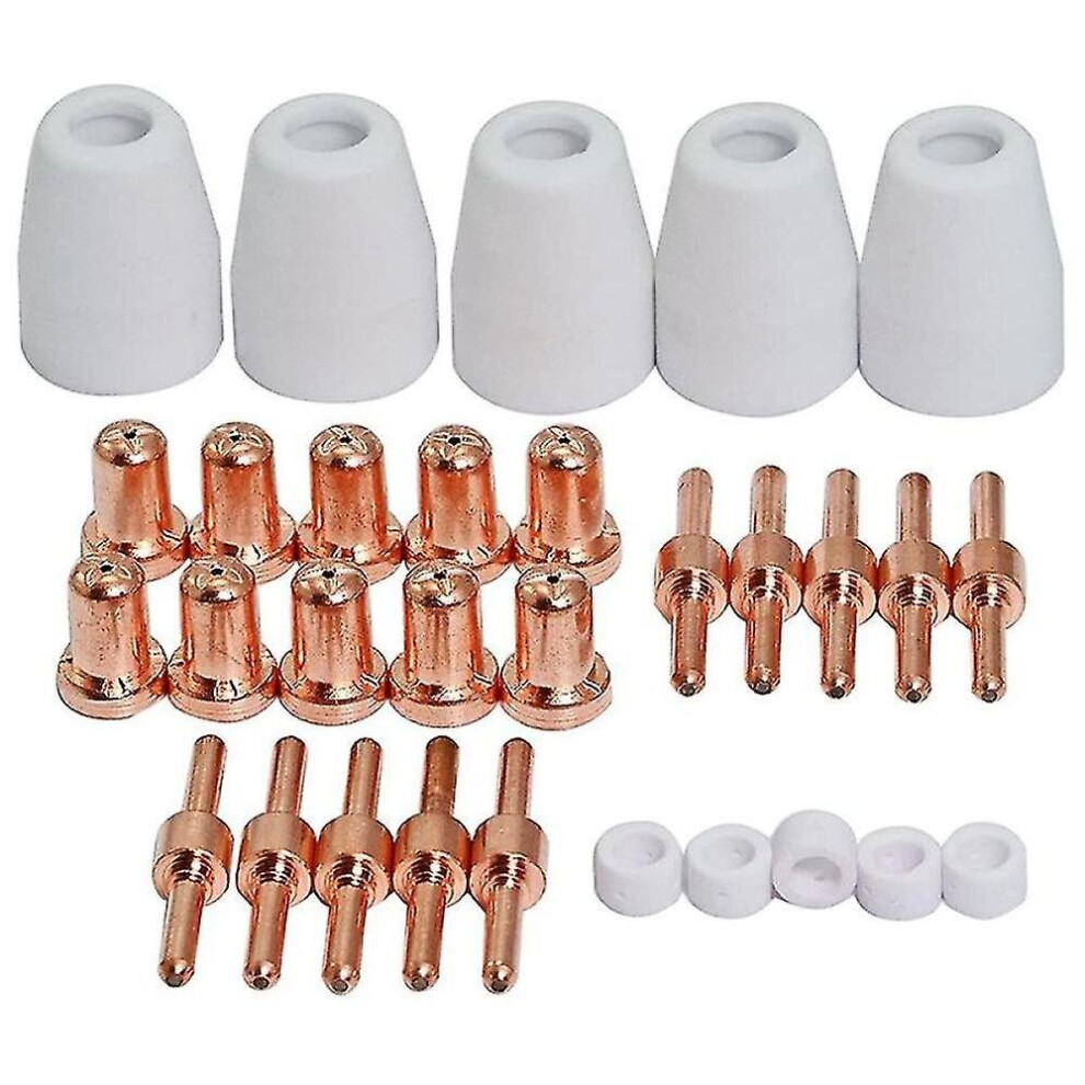 For Pt-31 Lg-40 Plasma Cutter Cutting Torch Consumables Kit Extended 30Pcs 9172662270822
