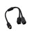 Mini Din 6-pin Splitter Y Adapter Cable 6 Pin  Ps/2 Ps2  Data Cable 0.3m 30cm 1ft-e 5