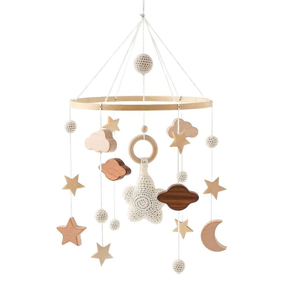 Mobile Baby Nursery Crib Mobile For Baby Shower Gifts Baby Cribs Ceiling Hanging Rainbow Star Shape
