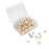 130pcs Round Wood Decorative Push Pins, Wood Head And Steel Needle Point Thumb Tacks For Photos, Ma 1