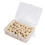 130pcs Round Wood Decorative Push Pins, Wood Head And Steel Needle Point Thumb Tacks For Photos, Ma 5