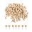 130pcs Round Wood Decorative Push Pins, Wood Head And Steel Needle Point Thumb Tacks For Photos, Ma 3