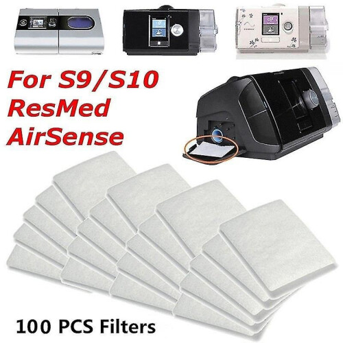 100pcs S9/s10 Cpap Disposable Universal Replacement Filters For Airsense 2