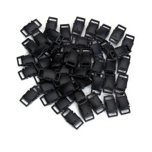 50 Pcs Quick Release Clasp Bracelet Side Release Buckle String Bracelet Side Release Clips Webbing Slider