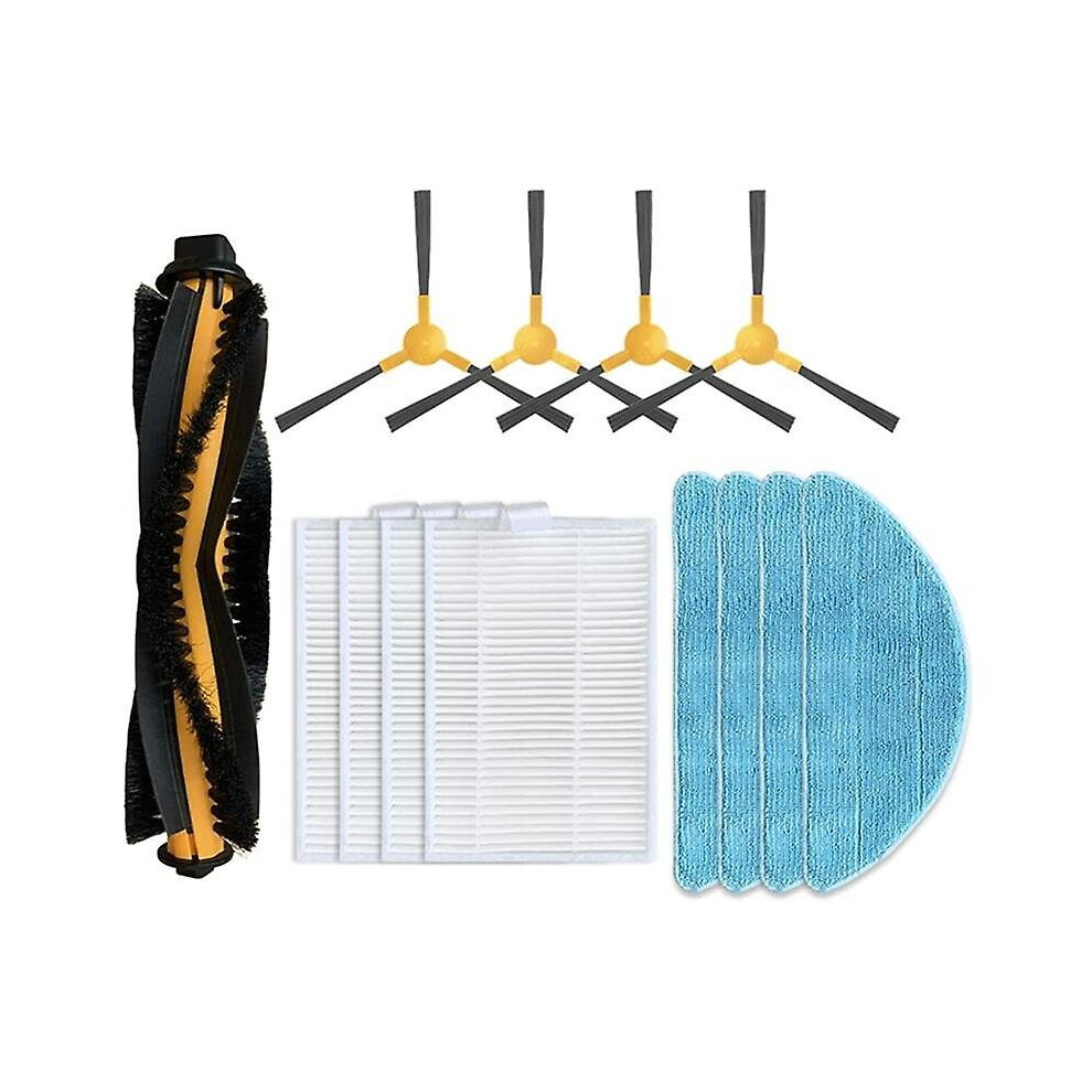 For 800t 820s Robot Vacuum Spare Parts Accessories Main Brush Side Brush Hepa Filter Filter Mop Rag