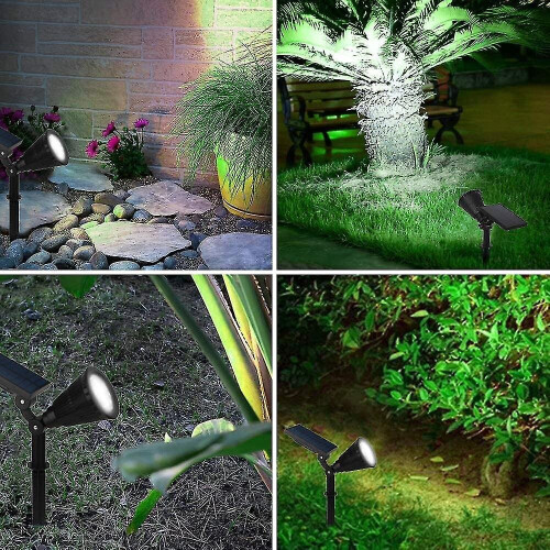 Solar Garden Lights With 4 Led Plant Light Adjustable Flexible 1