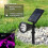 Solar Garden Lights With 4 Led Plant Light Adjustable Flexible 5