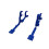 Swimming Pool Pole Hanger Set Plastic Durable Multi Function Hooks For Leaf Rakes Skimmers Vacuum H 4