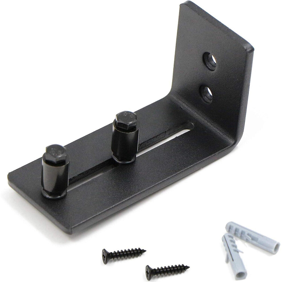 Black Sliding Door Roller Guide - With Rollers - For Sliding Doors Size 2