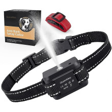 Dog Anti Bark Collar, Citronella Anti Bark Spray Dog Collar, Rechargeable And Safe Training Collar With 2 Straps For Replacement