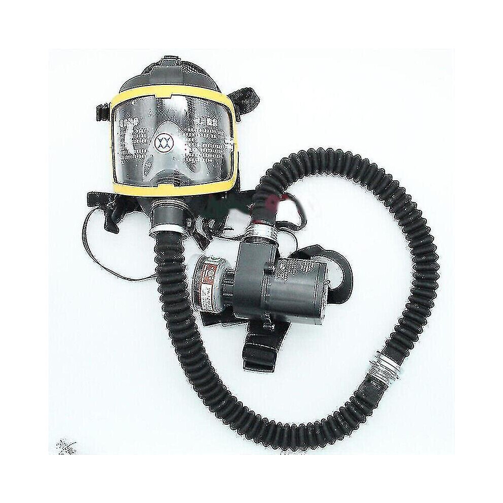 Electric Full Face Gas Mask Respirator System Constant Flow Supplied Air Fed