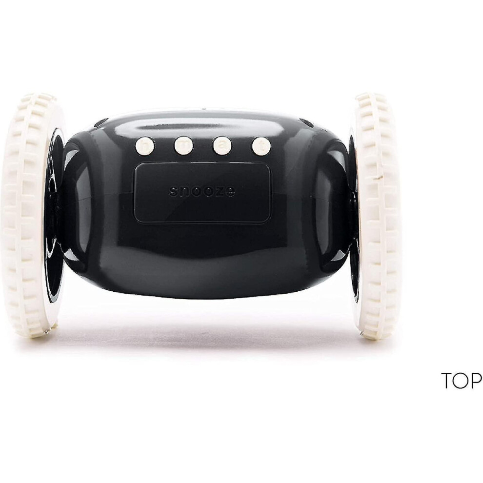 Extra Loud Alarm Clock On Wheels Designed For Heavy Sleepers, Ensures