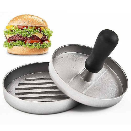 Stainless Steel Burger Press, Patty Press With Handle, Non-stick Hamburger Press