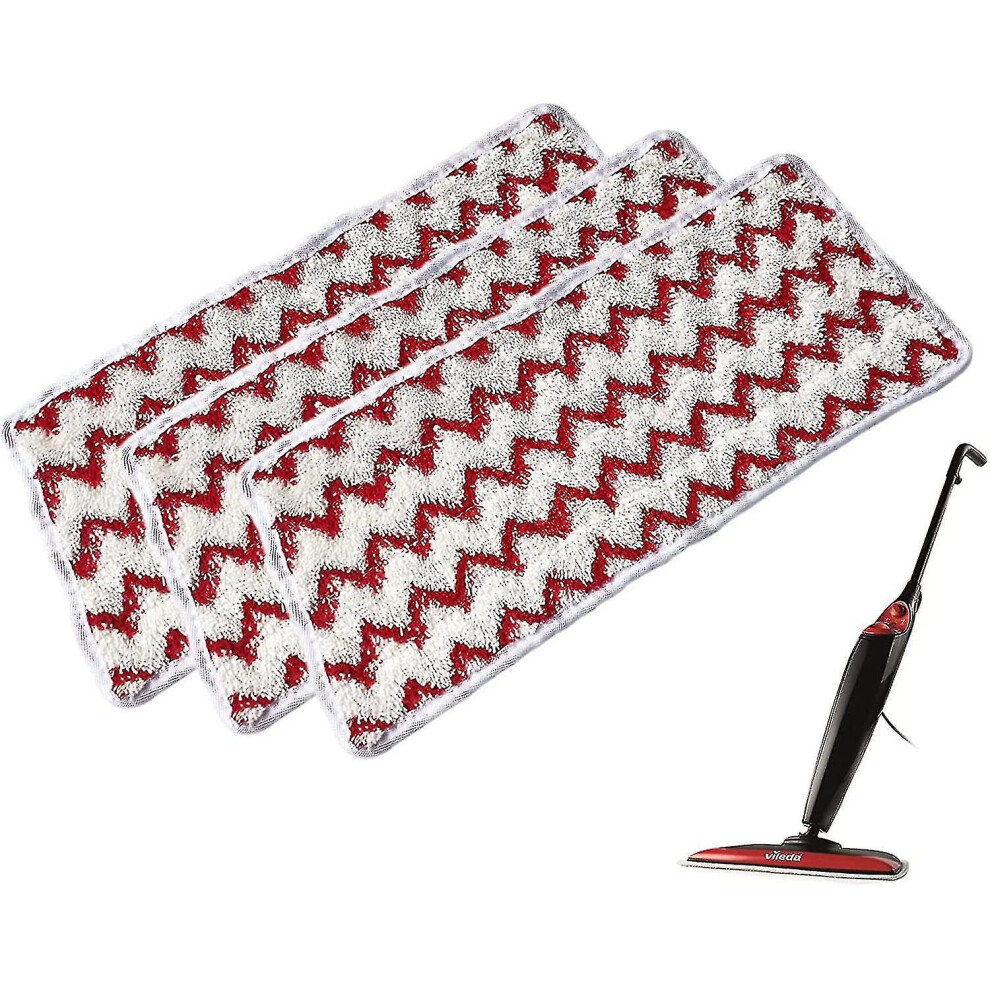 Replacement 5pcs Reusable Microfiber Steam Mop Pads For Vileda Steam Xxl Steam Mop