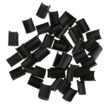 4x 50 Salon U Tip Keratin Granule Hair Extensions Rebond Fusion Glue Black