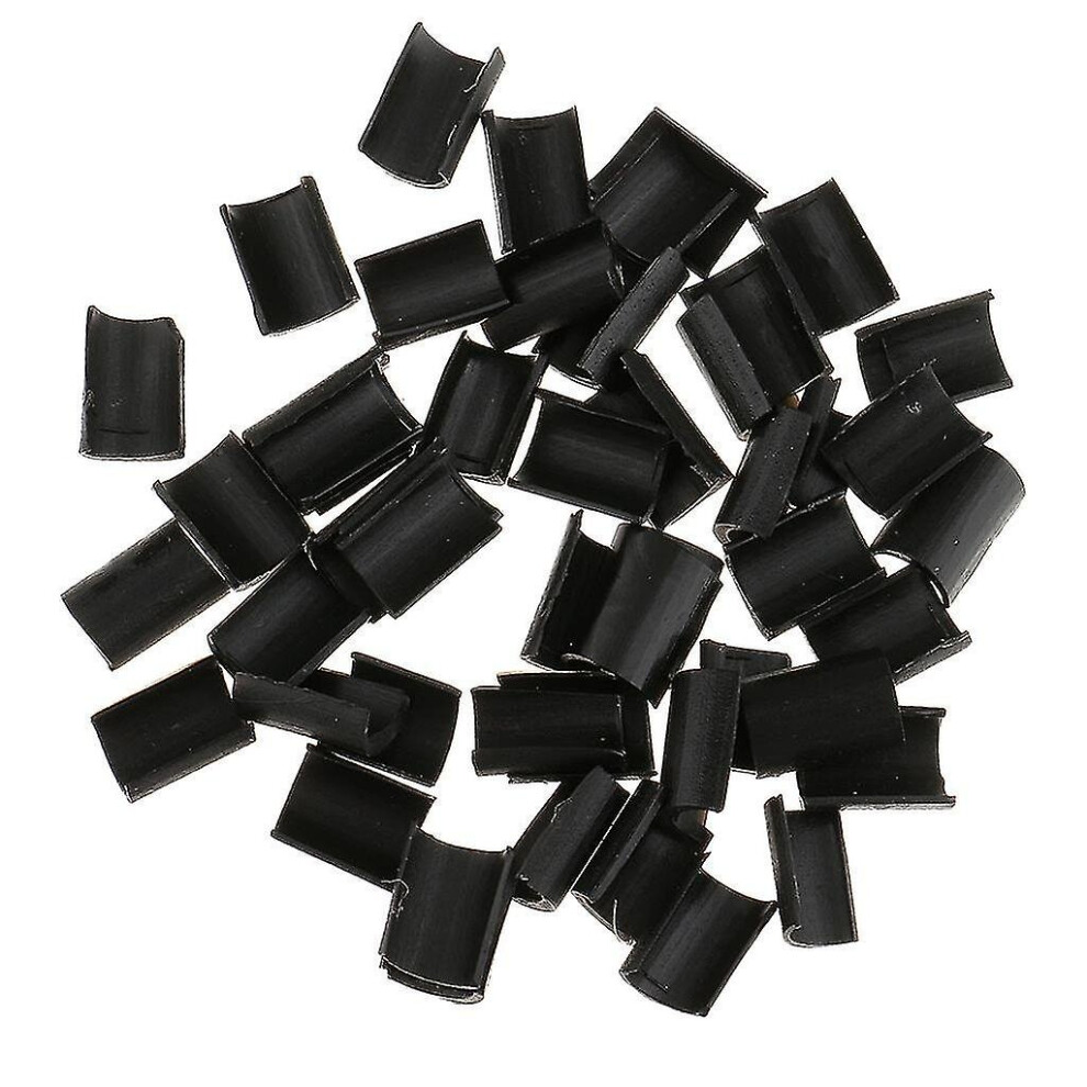 Unisex Black 4X 50 Salon U Tip Keratin Granule Hair Extensions Rebond Fusion Glue