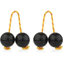 2 Pack Aslatuas Rhythmic Ball, Kashaka Shaker Instrument Classical African Shaker Rattle Hand Percussion