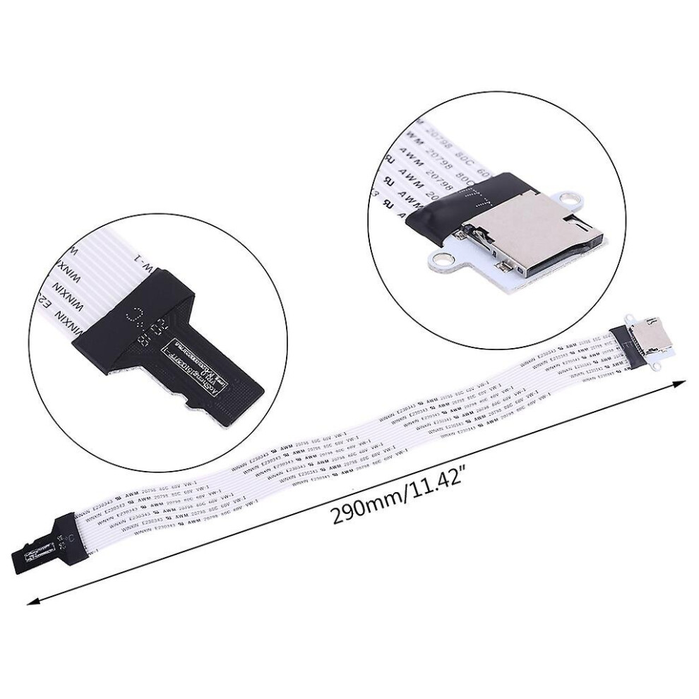 Micro Sd Tf Male To Sd Female Extension Cable Adapter Flat Fpc Cable Extender