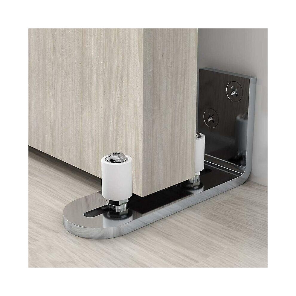 Autumn Promotion,floor Guide Sliding Door Guide Wall Mount Door Guide Guided Ball Bearings Silver
