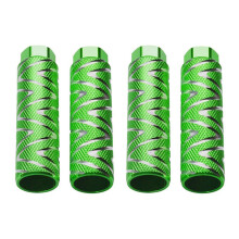 4 Pcs Aluminum Alloy Bike Pegs Bmx Pedals Fit 3/8 Inch Axles Bicycle Back Pedals