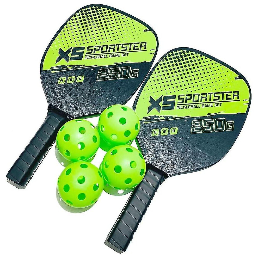 Pickleball Rackets Set Pickleball Rackets Set Pickleball Paddle Set Of 2 Rackets And 4 Pickleballs Balls Pickle-ball Racquet With Balls Sports Accesso