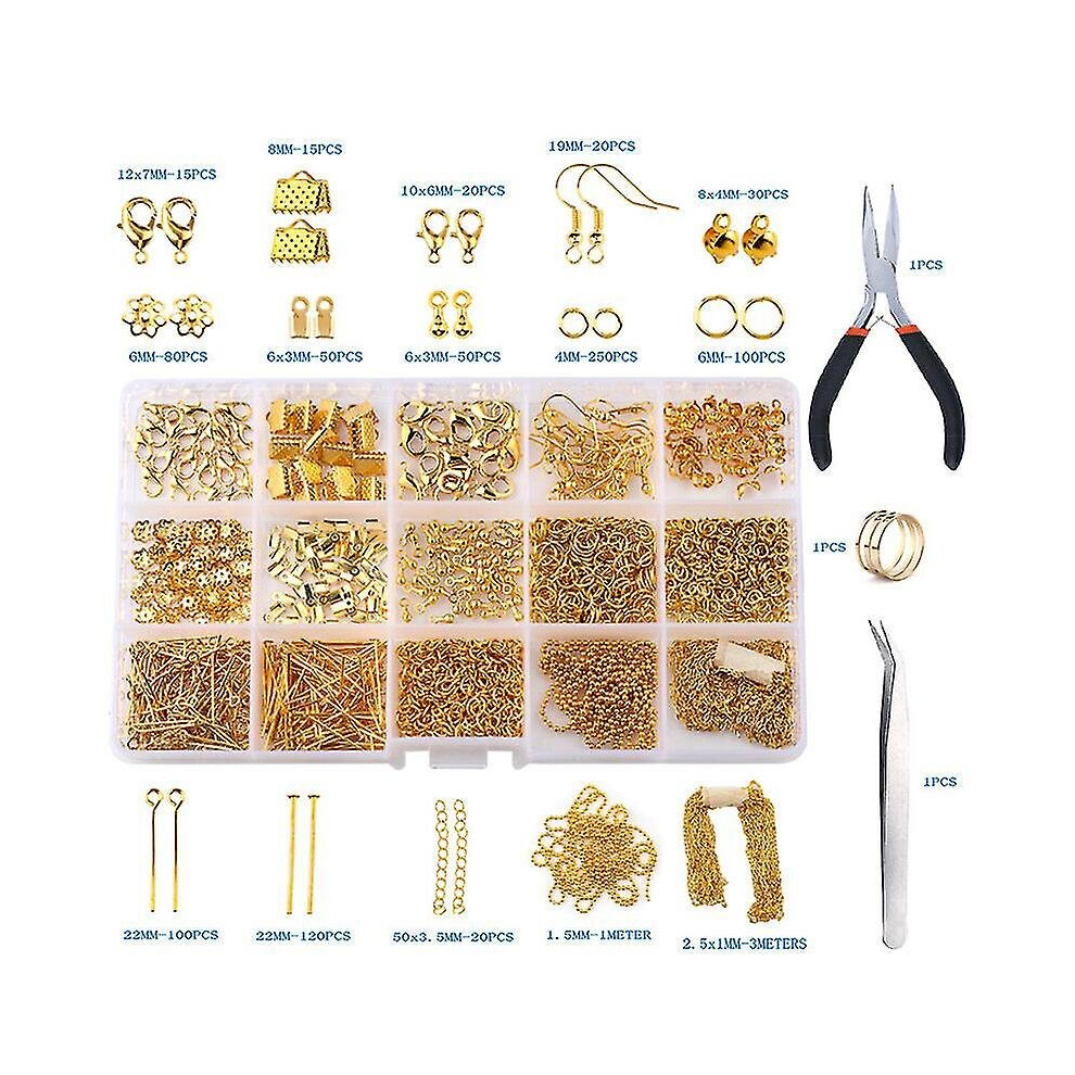 Jewelry Making Supplies Kit Jewelry Repair Tools With Accessories Jewelry Pliers Jewelry For Adults And Beginners