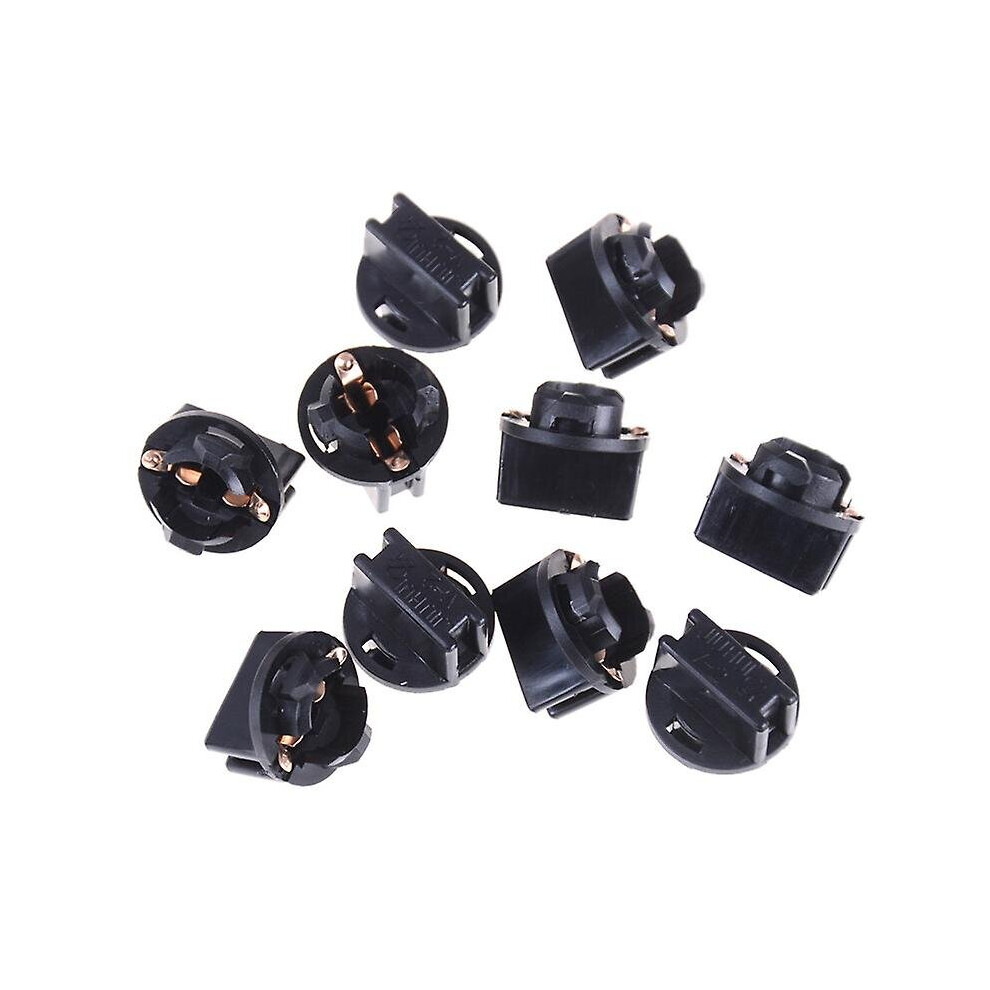 10Pcs T10 W5w 168 192 194 Wedge Instrument Panel Dash Base Socket Light 9172662296884
