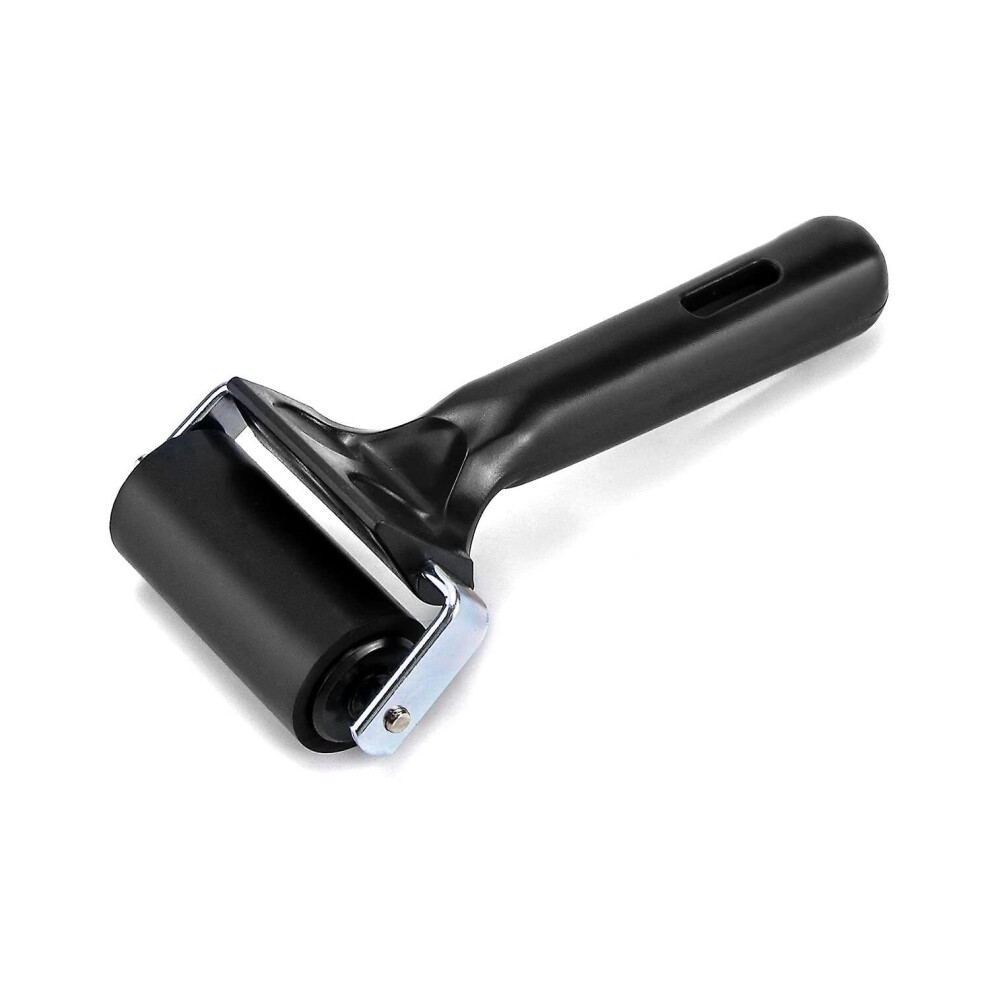Rubber Roller Glue Roller Pressure Roller For Stamping Printing Wallpaper And Crafts Black 6Cm 9172662297003