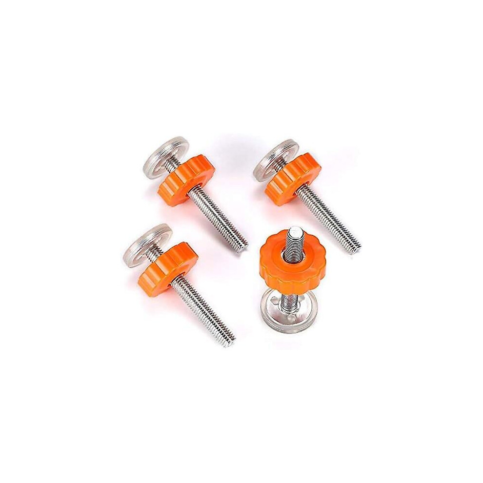 4 Packs Pressure Mounted Baby Gates Threaded Spindle Rods, Walk Thru Gates Accessory M10 X 10mm Screw Bolts Kit For Baby Gates Stair Gates Dog Gate Pe-image-OPC-PCJTH88-NEW