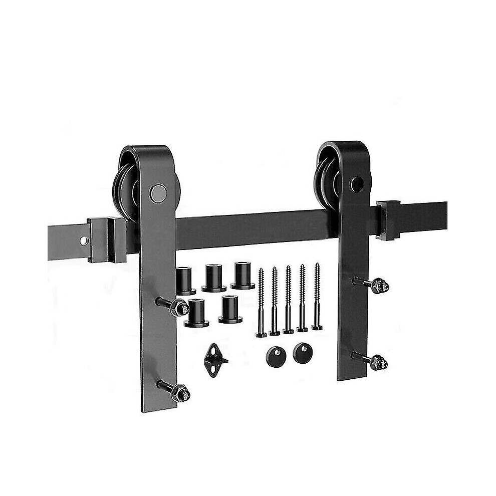 1.83M Rod Track Sliding Door Hanging Track System Hanging Door Rail Pulley Wheel 9172662299182