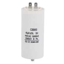 Cbb60 450v 40uf Water Pump Capacitor For Washing Machine 50/60hz