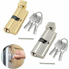 Cylinder 70mm*29mm Security Lock Cylinder Home Cylinder Lock Knob Exterior Door
