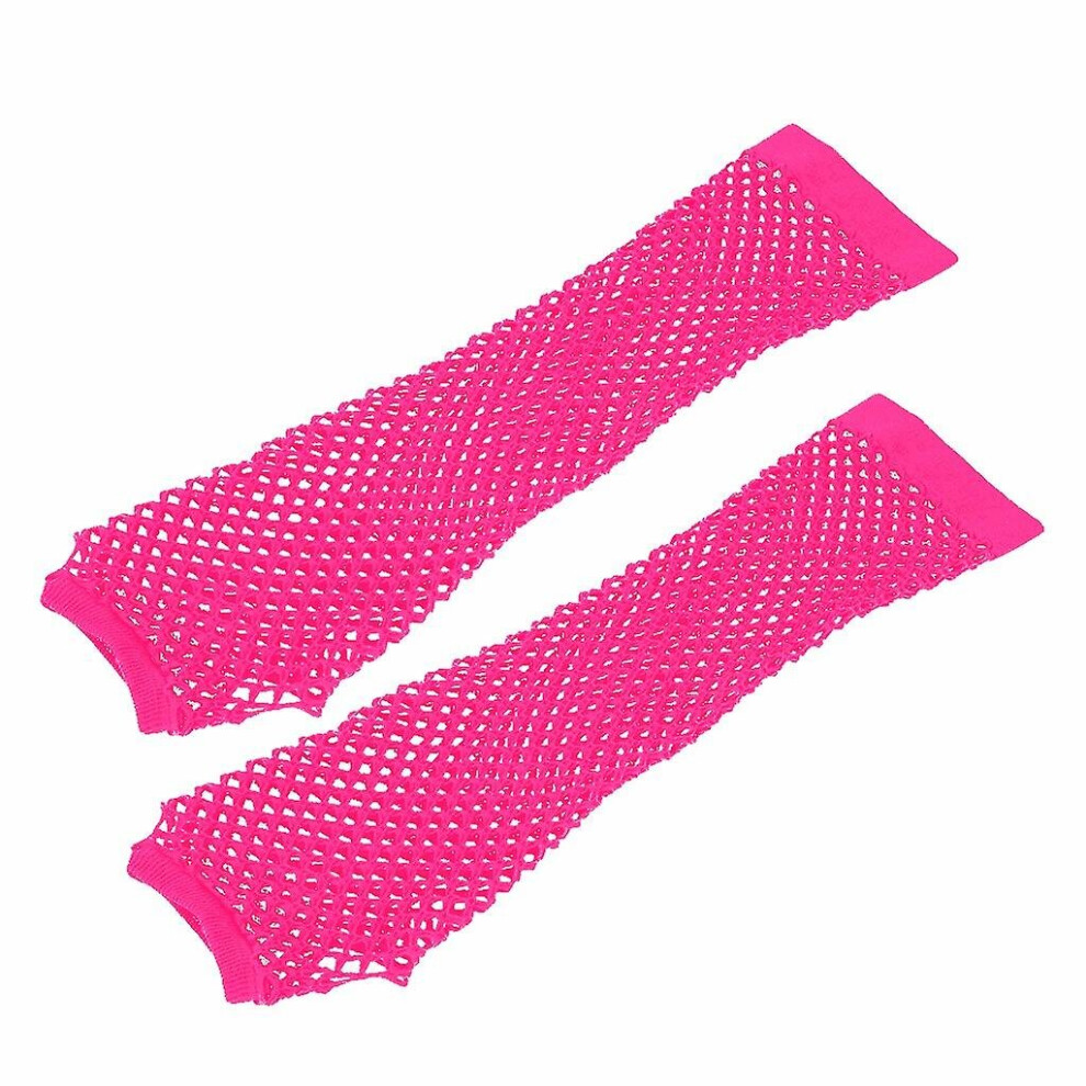 New Women's Fashion Long Length Fishnet Fingerless Gloves Party Gloves