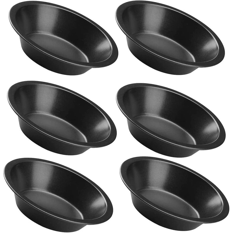 Individual Pie Dishes Round Mini Tart Tins Non-stick Coating Quiche Baking Moulds