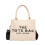 Women's Traveler Tote Bag Beige 1