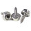 10 Sets Stainless Steel Tapping Snap Fastener Kit Tent Marine Yacht Boat Canvas Cover Tools Sockets Buttons 3