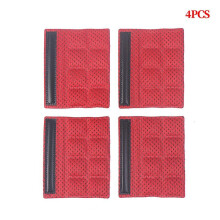 (Red) Helmet Chin Pads Foam Pads Set Chin Strap Nylon Padding For Cycling Bike Motor Shytmv
