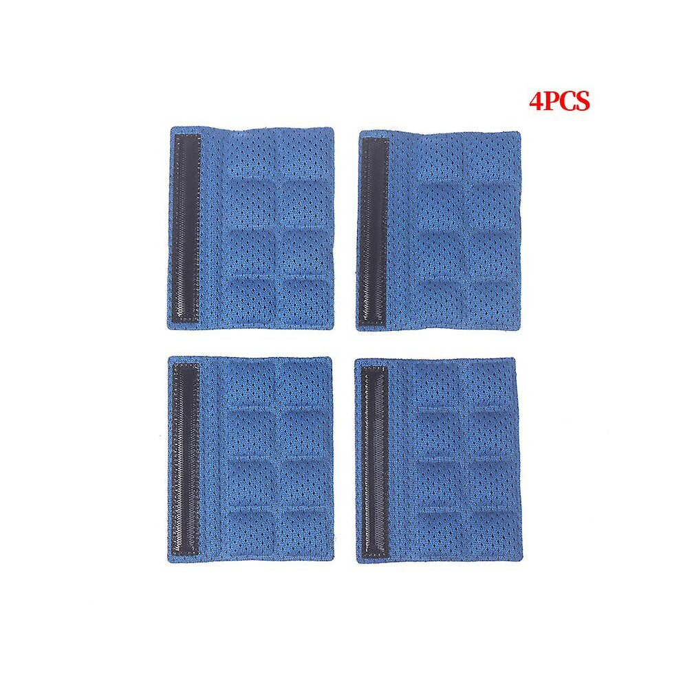 (Blue) Helmet Chin Pads Foam Pads Set Chin Strap Nylon Padding For Cycling Bike Motor Shytmv Blue