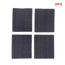 (Black) Helmet Chin Pads Foam Pads Set Chin Strap Nylon Padding For Cycling Bike Motor Shytmv