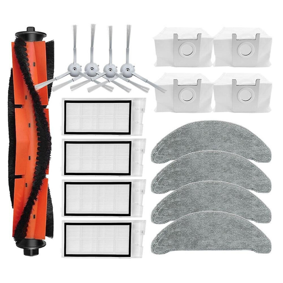 For Eve Plus Sdj01rm Robot Vacuum Spare Parts Accessories Main Side Brush Hepa Filter Mop Dust Bag