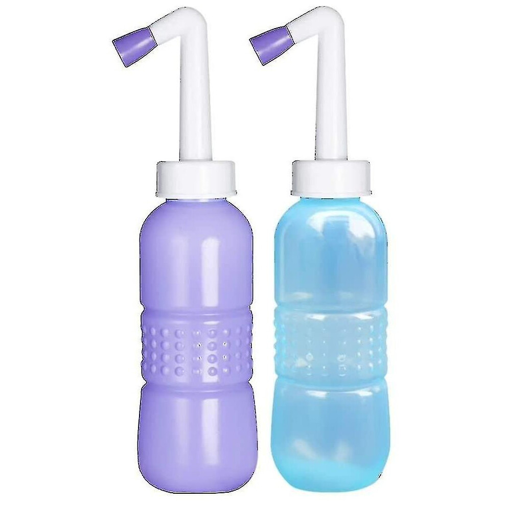 Portable Bidet 2pcs Mobile Bidet Shower Bottle Travel Handheld Bidet 450ml